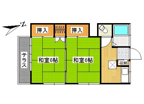 さかえ荘  間取り