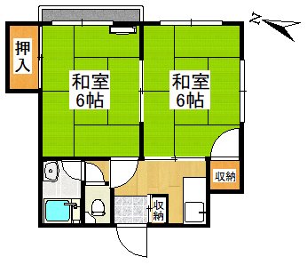 コーポ平張 間取り