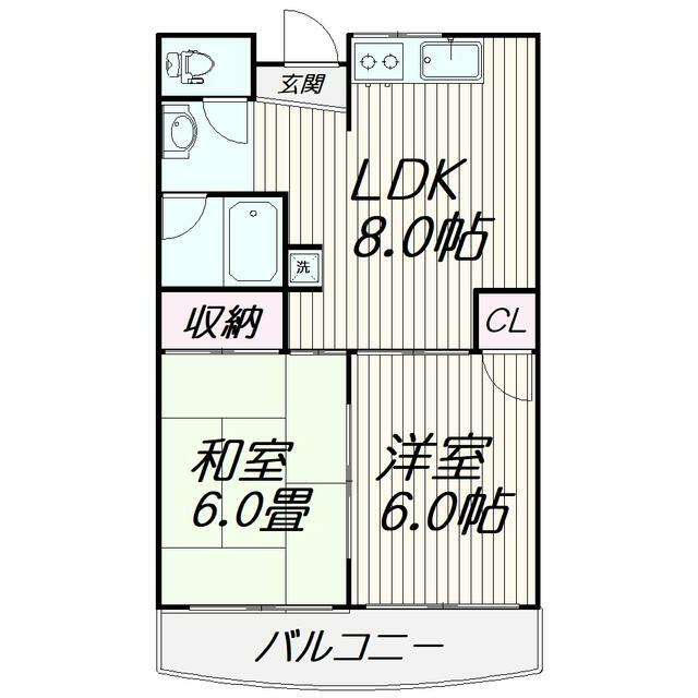 サシダロイヤルハイツ 間取り