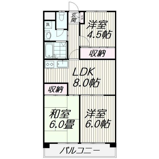 メゾン富士見台 間取り